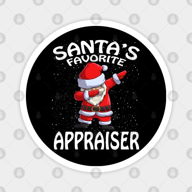 Santas Favorite Appraiser Christmas Magnet by intelus